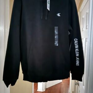Calvin Klein Black Sweatshirt with Logo